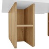 NicBex Nesting Coffee Table Set,2PCS Space-Saving Center Table,Sofa Side Table with Wood Veneer,Rectangular Living Room Coffee Table - 4 of 4