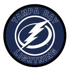 Evergreen Ultra-Thin Edgelight LED Wall Decor, Round, Tampa Bay Lightning- 23 x 23 Inches Made In USA - 1 of 4