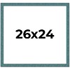 PosterPalooza | Photo Size Simple Blue Picture Frame - UV Acrylic, Foam Board Backing, Hanging Hardware - 2 of 4