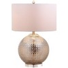 Adalius Glass Table Lamp - 24.5 Inch Height - TBL4070 - Silver - Safavieh - 3 of 4