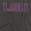 Louisiana State University LSU Official Distressed Primary Unisex Adult T-Shirt, Charcoal, Small - image 2 of 4