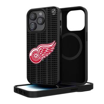 Keyscaper Detroit Red Wings Text Backdrop Magnetic Phone Case