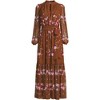 Lands' End Women's Chiffon Tiered Long Sleeve Maxi Dress - 3 of 4
