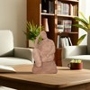 Polyresin Human Form Figurine - Reflective Pose Textured Surface - Casual Home Decor Trends for Contemporary Shelf or Tabletop Accent Display - 2 of 4