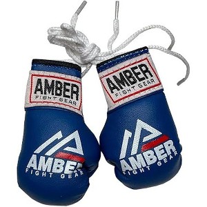 Amber Fight Gear Mini Boxing Glove Replicas Perfect for Boxing Fans & Gift Giving - Authentic, Sporty Rear-View Mirror Decoration, Sold as a Pair - 1 of 1
