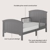 Child Craft Hampton Arch Top Toddler Bed for Kids with Guard Rails, Low to Ground Design, Made of Pinewood, Clean Lines Match Any Décor - 3 of 4