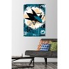 Trends International NHL San Jose Sharks - Maximalist Logo 23 Unframed Wall Poster Prints - 2 of 4