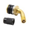 Unique Bargains Car 135 Degree Copper Wheel Rim Vacuum Tubeless Tire Valve Stem 10 Pcs - 3 of 3