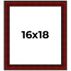 PosterPalooza | Weathered Red Picture Frame - UV Acrylic, Foam Board Backing, Hanging Hardware - 2 of 4