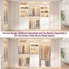 Besiost Closet Organizer System with Wood Drawers and Shelves - 3 of 4