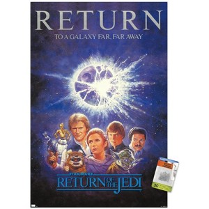 Trends International Star Wars: Return of the Jedi - Illustrated One Sheet Unframed Wall Poster Prints - 1 of 4