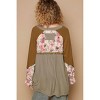 Women's BABYDOLL FLORAL TOP - POL - 2 of 3
