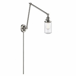 Dover - 1 Light Double Extension Swing Arm Wall Sconce In Traditional Style-30.75 Inches Tall and 4.5 Inches Wide - 1 of 1