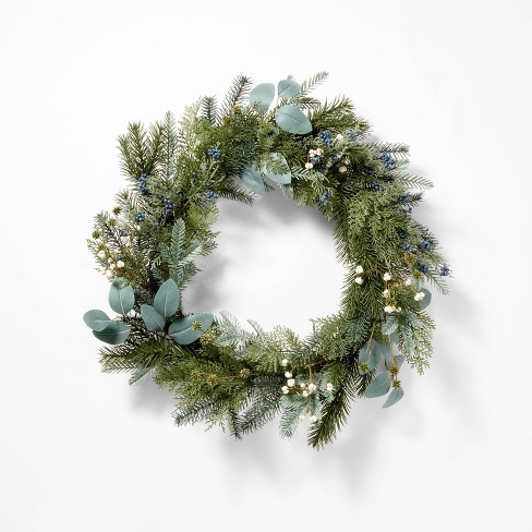 Studio McGee Set of top 3 Cypress Wreaths