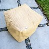Big Joe Patio Ottomans and Poufs, Multiple Outdoor Fabrics, Durable UV Protected Polyester Blend - 3 of 4