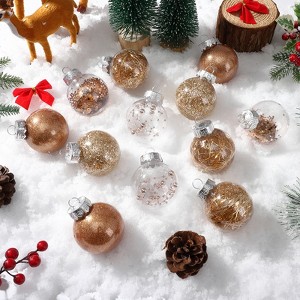 COZONY 30 Pcs Christmas Ball Ornaments Set, 2.36" Shatterproof Xmas Tree Baubles for Holiday, Wedding & Birthday Party Decorations - 1 of 4