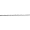 Black Bow Jewelry 1.8mm, 14k White Gold, Diamond Cut Solid Spiga Chain Necklace - 4 of 4