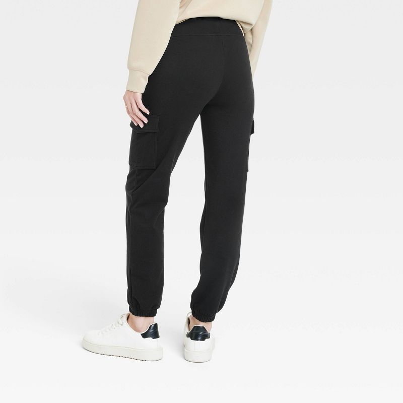 Women's Relaxed Fit Super Soft Cargo Joggers - A New Day™, 2 of 3