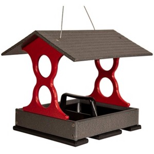 JCS Wildlife Medium Poly Fly Thru Platform Bird Feeder - 1 of 4
