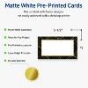 Avery Rectangle Business Cards, Black with Gold Pattern, 2" x 3.5" - 2 of 4