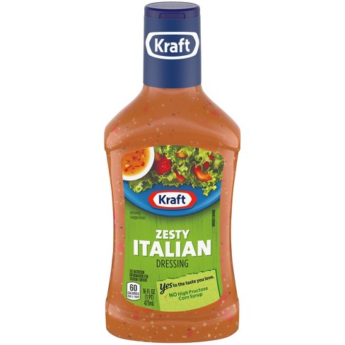 Kraft Zesty Italian Salad Dressing - 16 Fl Oz : Target