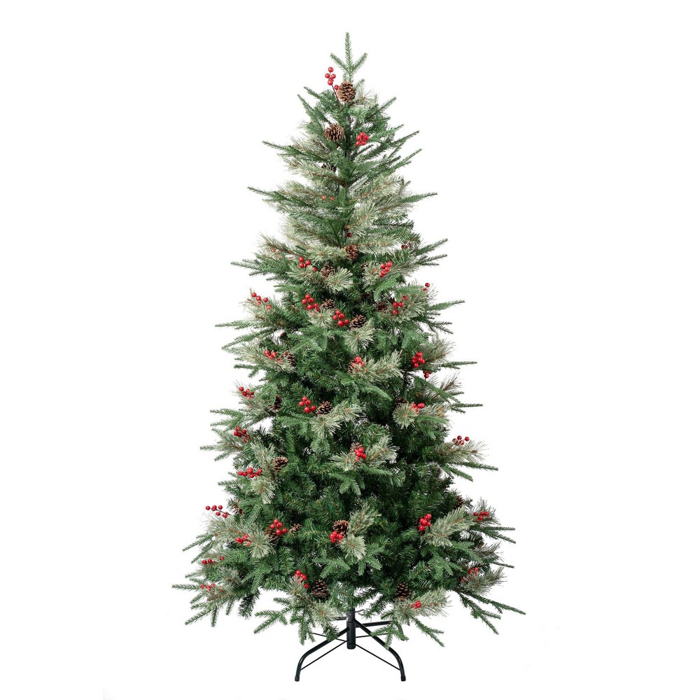 Photos - Garden & Outdoor Decoration National Tree Company First Traditions 6' Unlit Virginia Pine Artificial C 