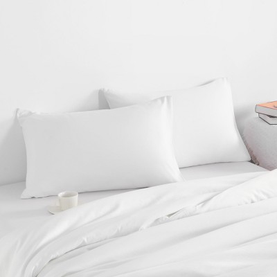 2 Pack Brushed Microfiber Pillowcases, Super Soft Pillowcases with Envelope Closure - NTBAY