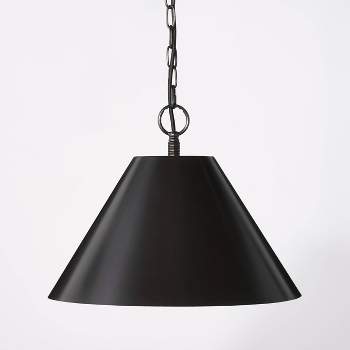 Small Metal Pendant Ceiling Light Black - Threshold™ designed with Studio McGee