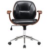 New Pacific Direct Samuel PU Bamboo Office Chair w/ Armrest - image 3 of 4