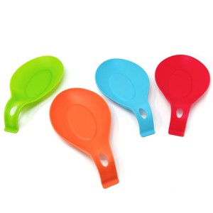 Wrapables Large Silicone Heat Resistant Spoon Rest Utensil Spatula Ladle Holder (Set of 4) - 1 of 4