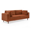 MINIMORE Modern Style 85''W Lassie 3Seater Square Arm Sofa - 3 of 4