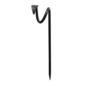 Achla Designs 6pk 14" H Graphite Wrought Iron Hose Guide Black - 1 of 4
