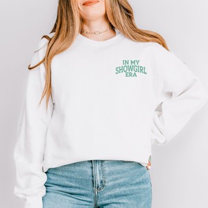 Embroidered In My Showgirl Era - Women's Garment Dyed Graphic Sweatshirt - 1 of 4