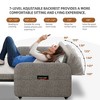 Luck Live Adjustable Sleeper Chair Pullout Sofa Bed with Modern Linen Fabric for Living Room - 4 of 4