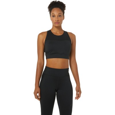 Allegra K Women's Workout Fitness Longline Wireless Padded Yoga