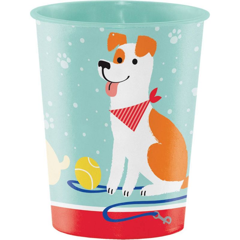 8ct 16oz Dog Print Party Favor Cups, 1 of 5