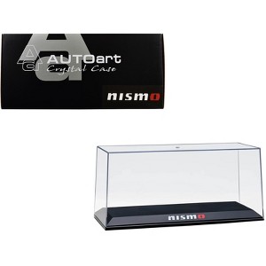Collectible Display Show Case with Black Plastic Base "Nismo" for 1/18-1/24 Scale Model Cars by Autoart - 1 of 3