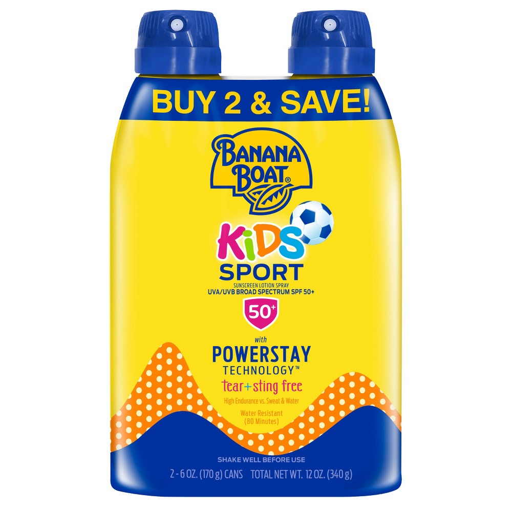 Photos - Sun Skin Care Banana Boat Kids' Sunscreen - 2ct