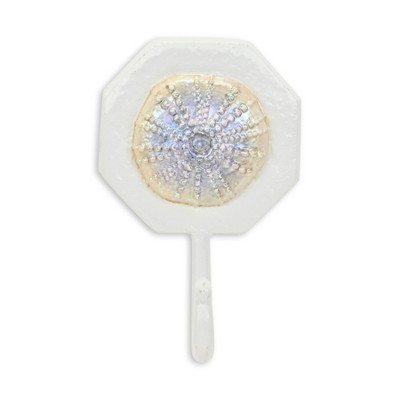 Cheung's Solva Coastal Colored Sand Dollar Cast Iron Wall Hook