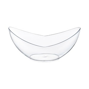 Smarty Had A Party 4 oz. Clear Big Plastic Concave Cups - 288 pcs - 1 of 4