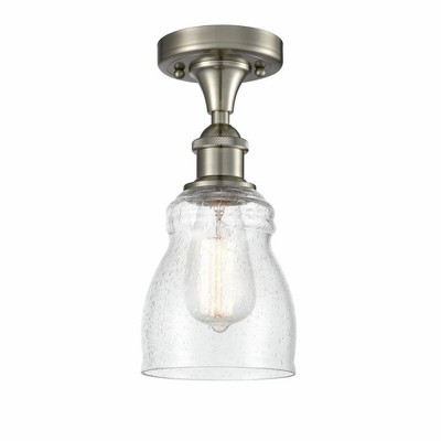 Ellery - 1 Light Semi-Flush Mount In Nautiical Style-13 Inches Tall and 4.5 Inches Wide