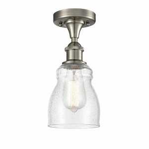Ellery - 1 Light Semi-Flush Mount In Nautiical Style-13 Inches Tall and 4.5 Inches Wide - 1 of 1