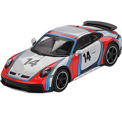 Porsche 911 Dakar #14 "Rally 1978" Ice Gray Metallic Limited Edition 1/64 Diecast Model Car by Mini GT