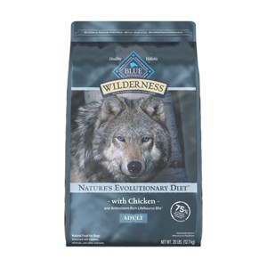 Blue Buffalo Wilderness Adult Dry Dog Food with Chicken Flavor - 28lbs - 1 of 4