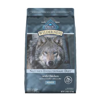 Blue Buffalo Wilderness Adult Dry Dog Food with Chicken Flavor - 28lbs