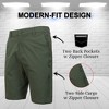 Jump Start Men’s 6-Pocket All Motion Stretch Utility Shorts - 4 of 4