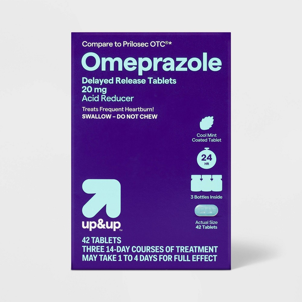 Omeprazole Tablets - Mint - 42ct - up&up™
