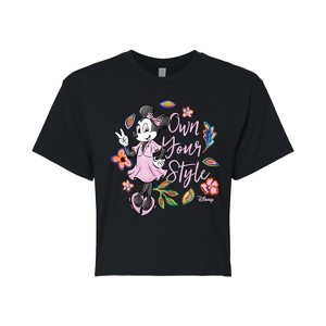 Women's - Disney - Own Your Style Cropped Graphic T-Shirt - 1 of 4