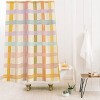 Deny Designs Gigi Rosado Pastel Plaid Shower Curtain - 2 of 3