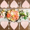 DYLIVeS Valentine's Day Party Supplies,Heart Shaped Disposable 9" Paper Plates and 3 Ply Napkins,Valentine's Day Engagements Wedding Anniversaries - 4 of 4